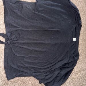 Old Navy Charcoal Ribbed Top